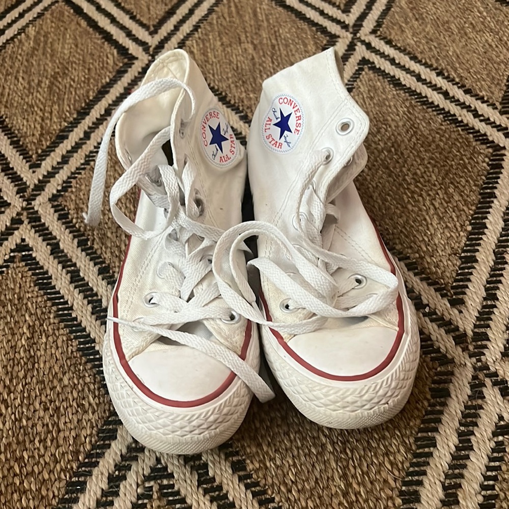 White High Top Converse